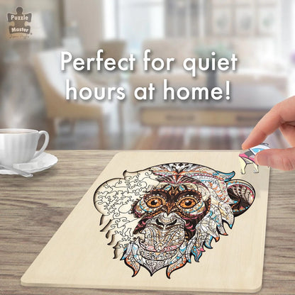 Wooden Jigsaw Monkey 132pc