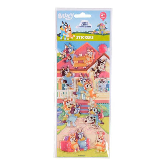 Bluey Stickers Bubble 3pk