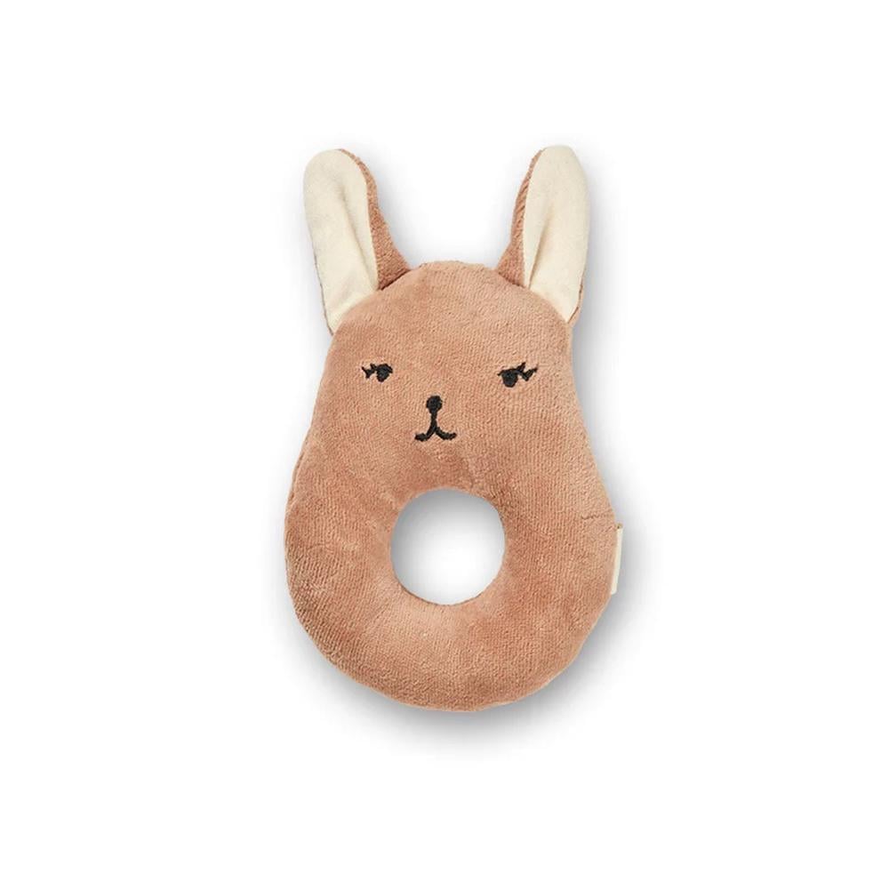 Fabelab Rattle - Bunny Dusty Rose (8384450658503)