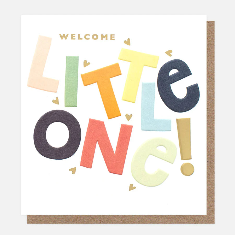 Welcome Little One - Baby Card