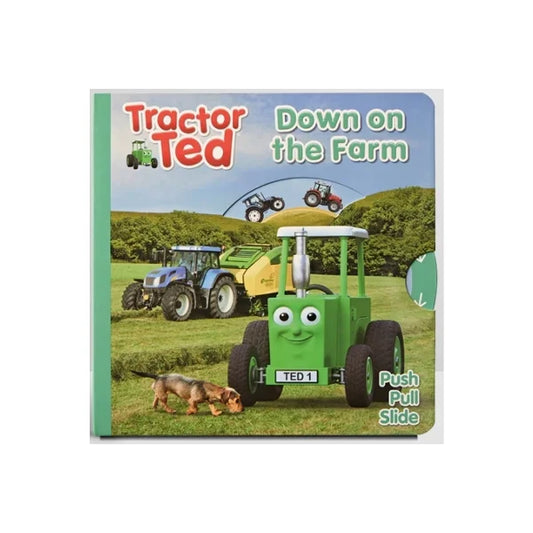 Tractor Ted Down on the Farm Push Pull Slide
