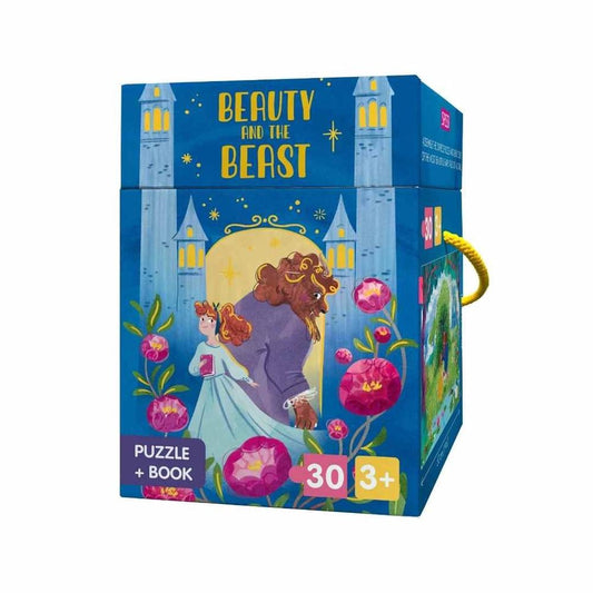 Sassi Fairy Tale Puzzle & Book - Beauty and the Beast (8384435028167)