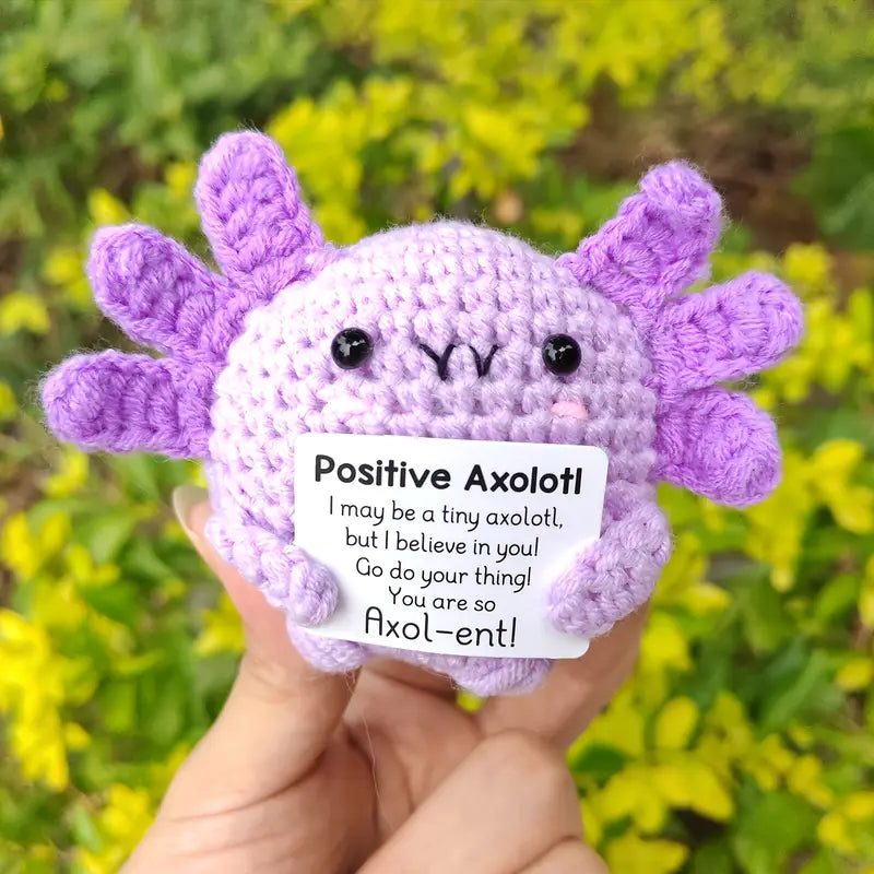 Crochet Emotional Support Purple Axolotl (8343398023367)