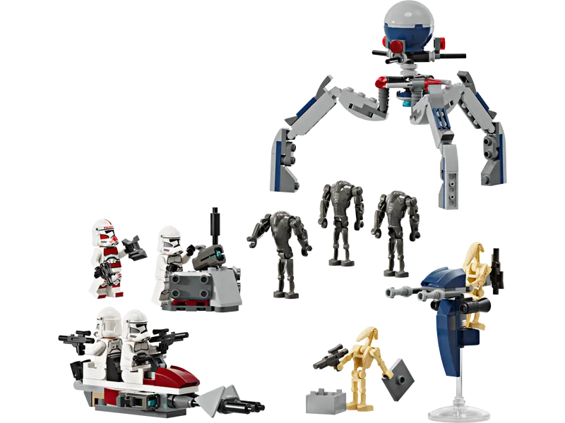 Lego SW Clone Trooper & Battle Droid Battle Pack 75372 (7859512443079)