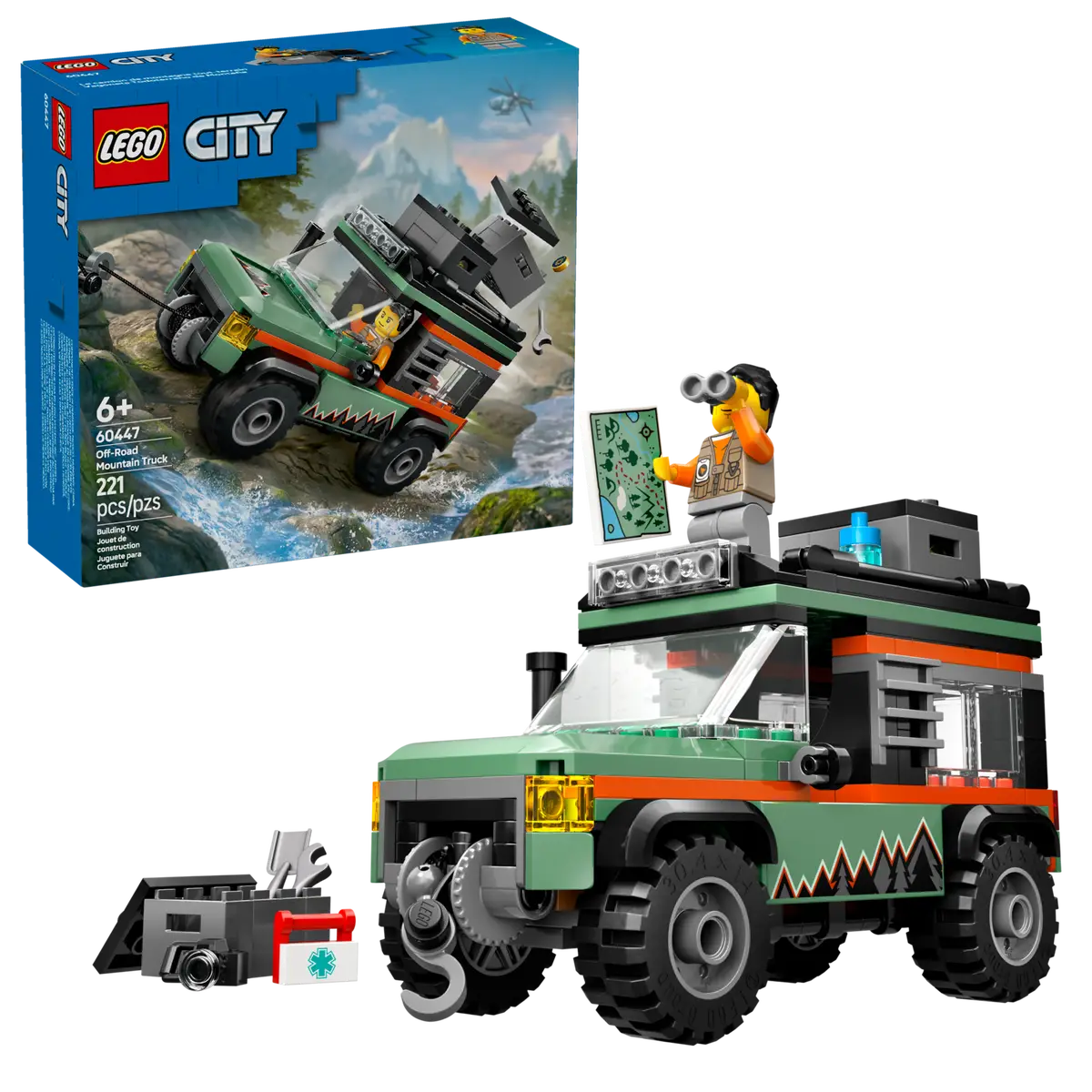 Lego City Off-Road 4x4 Mountain Truck 60447 (8285084057799)