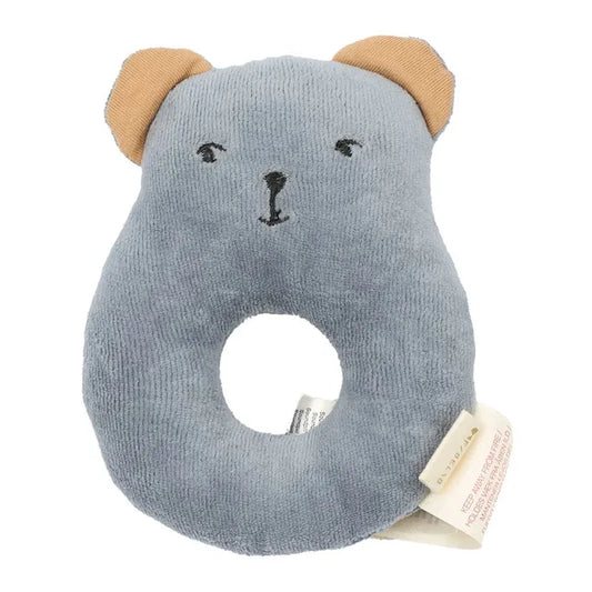 Fabelab Rattle - Bear Pigeon Blue (8384456229063)