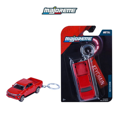 Majorette Key Chain Toyota Hilux Red