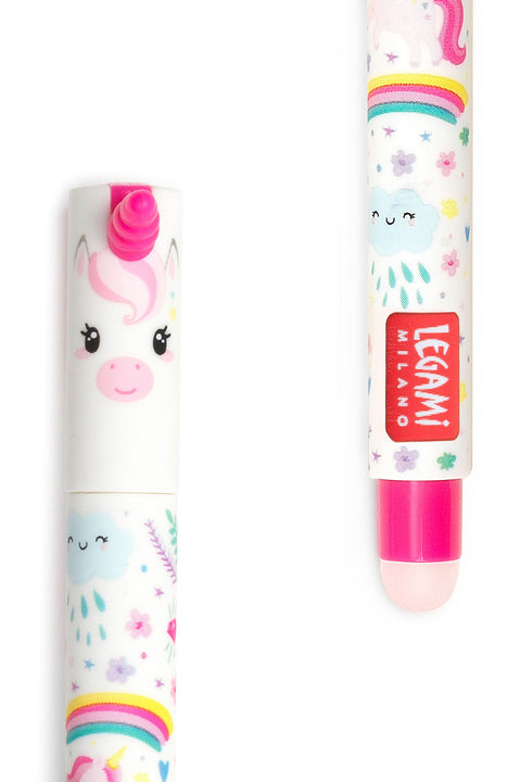 Legami Erasable Gel Pen Pink Unicorn