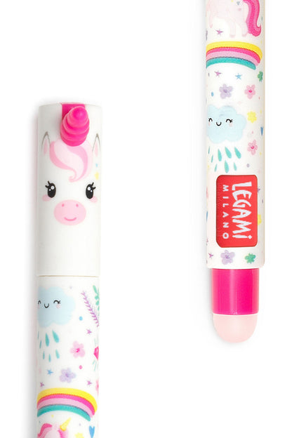 Legami Erasable Gel Pen Pink Unicorn