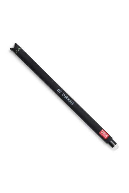 Legami Erasable Gel Pen Black Kitty