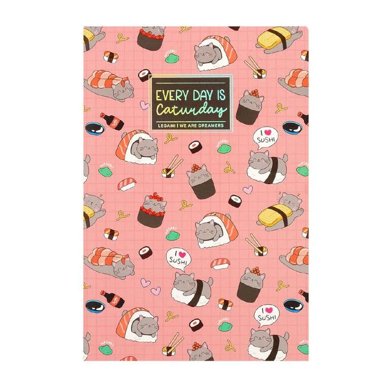 Legami Notebook Sushi Cat A5