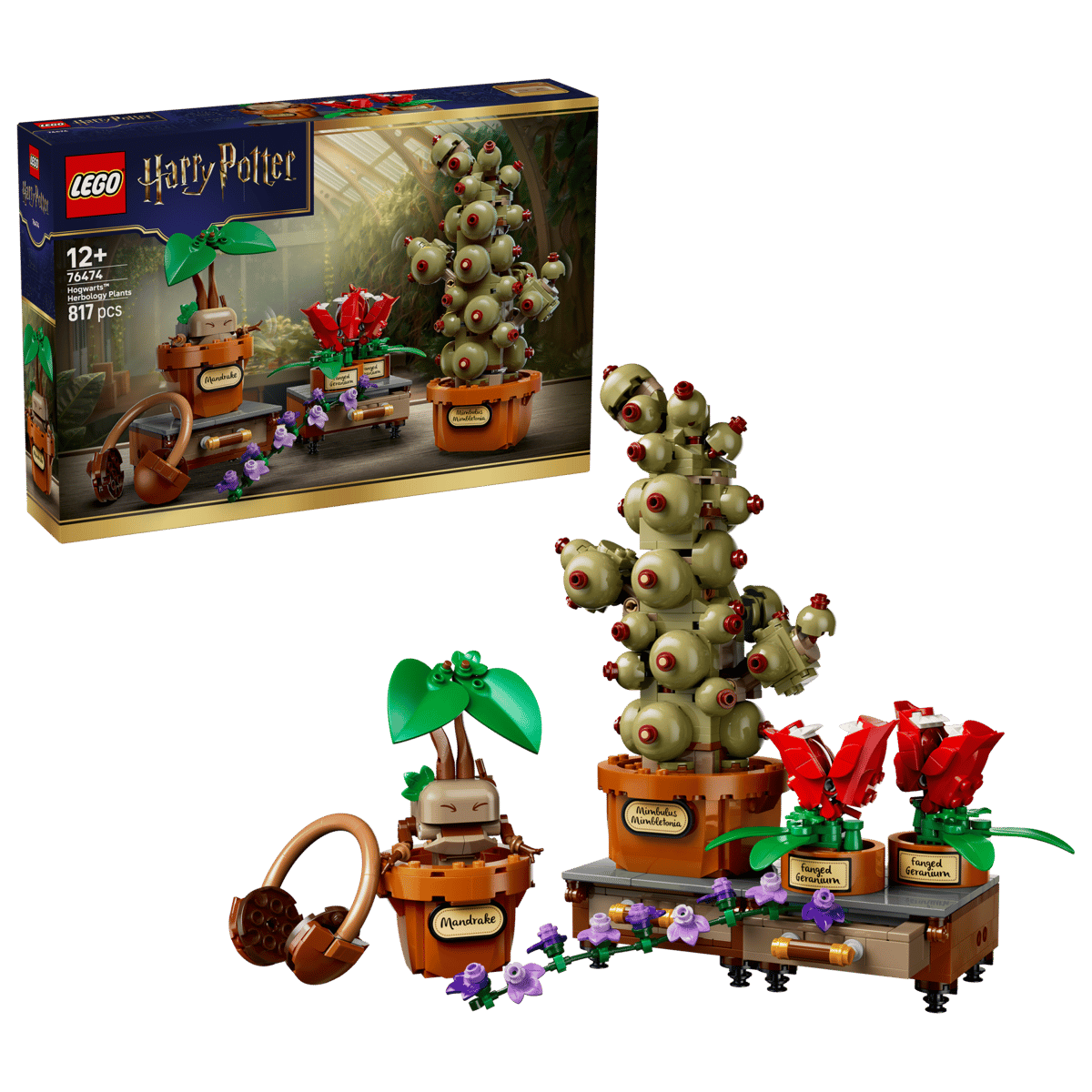 Lego HP Hogwarts Herbology Plants 76474