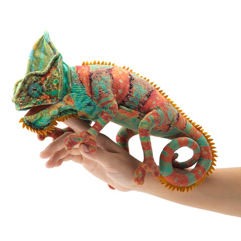 Small Chameleon Puppet (7673060393159)