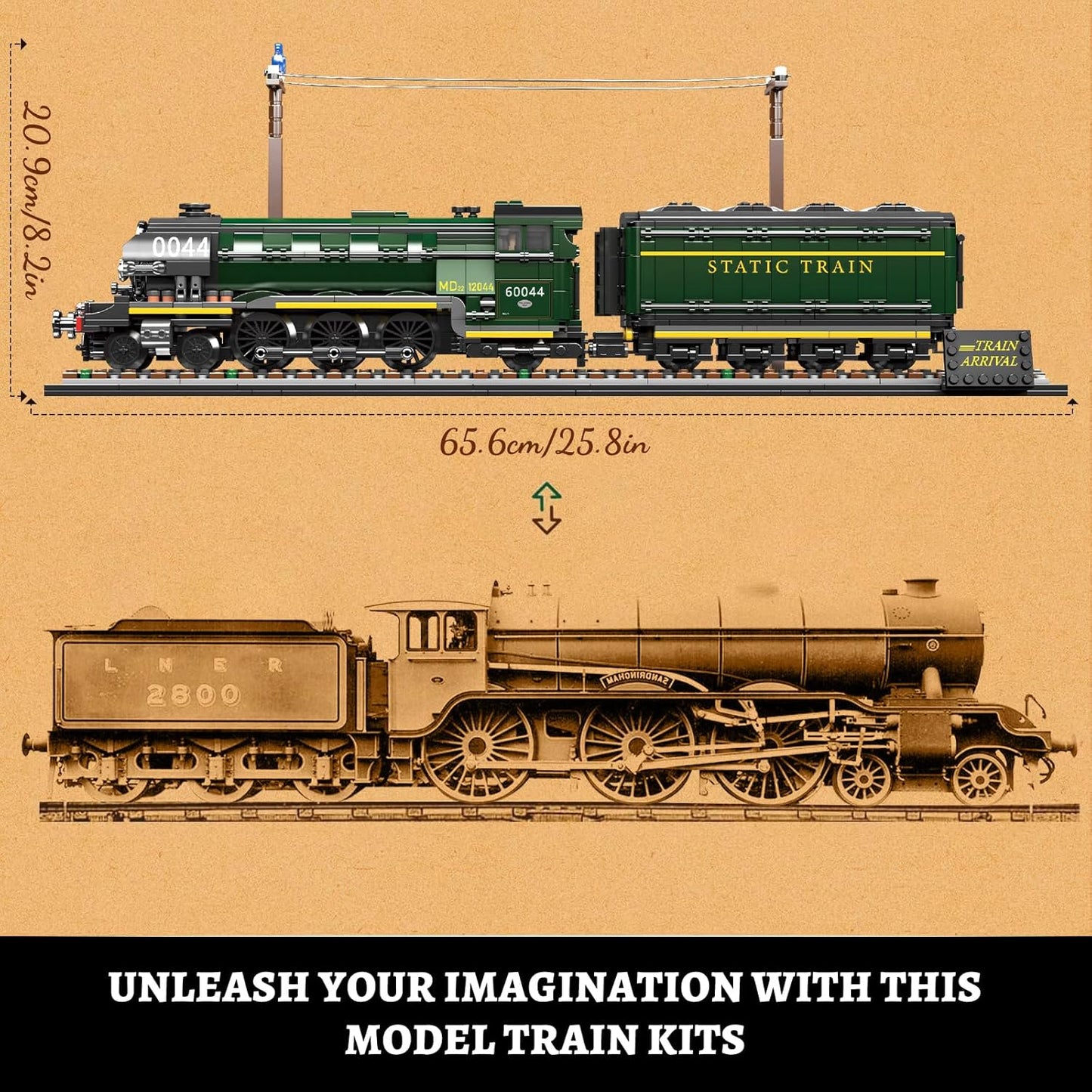 Mould King Flying Scotsman Train