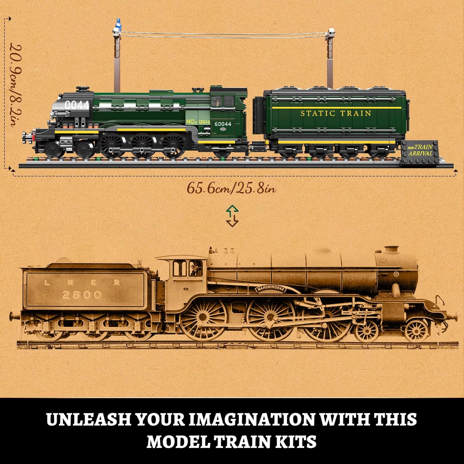 Mould King Flying Scotsman Train