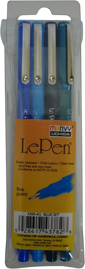 Marvy Le Pen Blue 4pc (8427632230599)