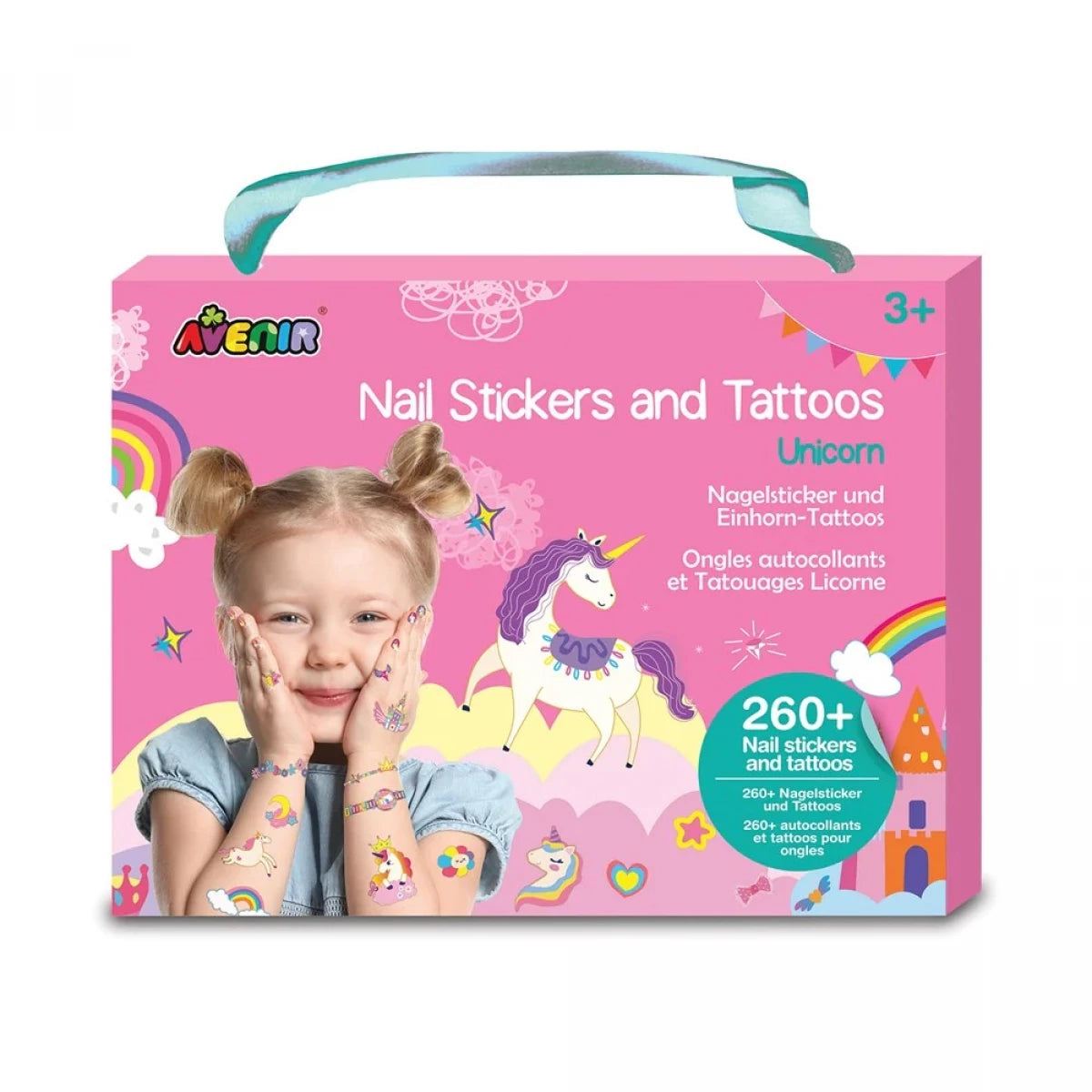 Nail Stick & Tattoo Unicorn