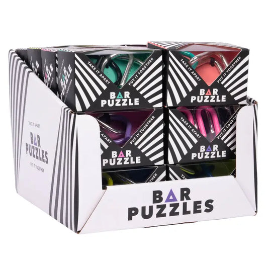 Professor Puzzle Metal Bar Puzzles Assorted