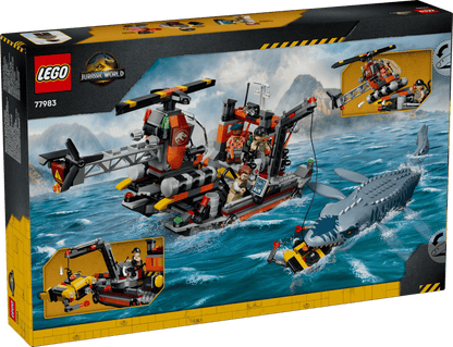 Lego Jurassic Mosasaurus Dinosaur Boat Attack 77983
