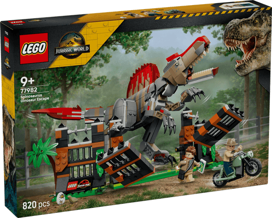 Lego Jurassic Spinosaurus Dinosaur Escape 77982