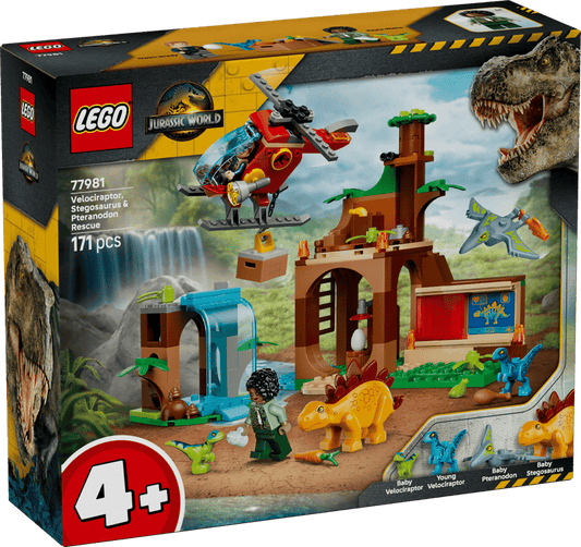 Lego Jurassic Velociraptor, Stegosaurus & Pteranodon 6588772