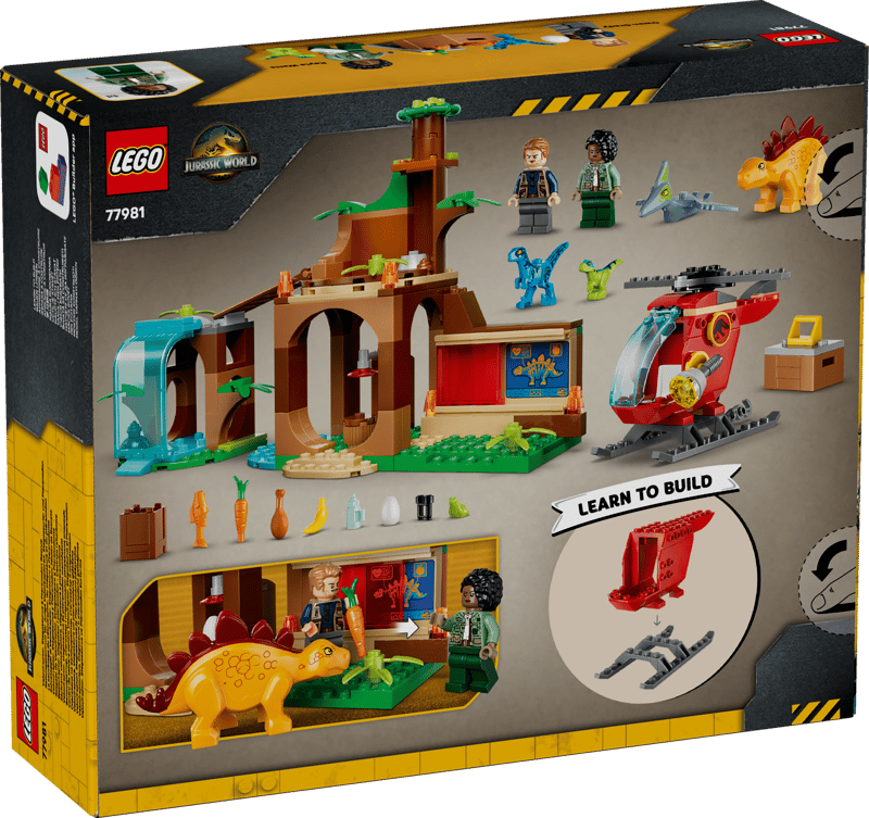 Lego Jurassic Velociraptor, Stegosaurus & Pteranodon 6588772