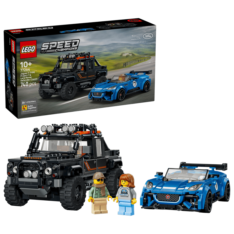 Lego SC Jaguar Project 7 & Land Rover Defender 77264