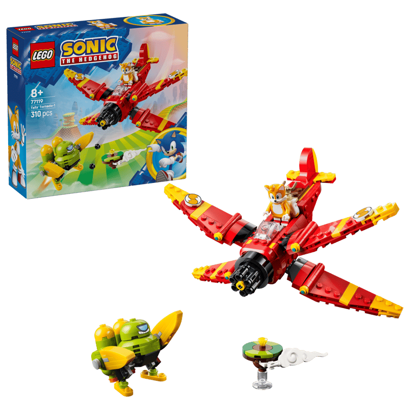 Lego Sonic Tails and his bi-plane 77119