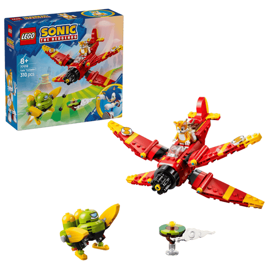 Lego Sonic Tails and his bi-plane 77119