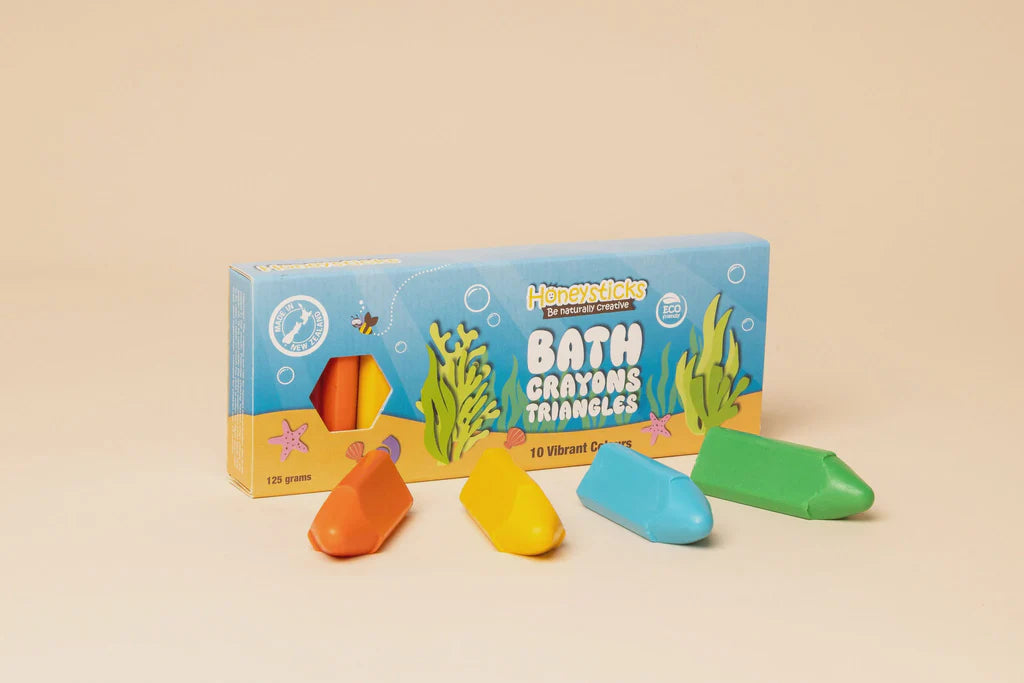 Honeysticks Bath Crayon Triangle 10pk (7845187616967)