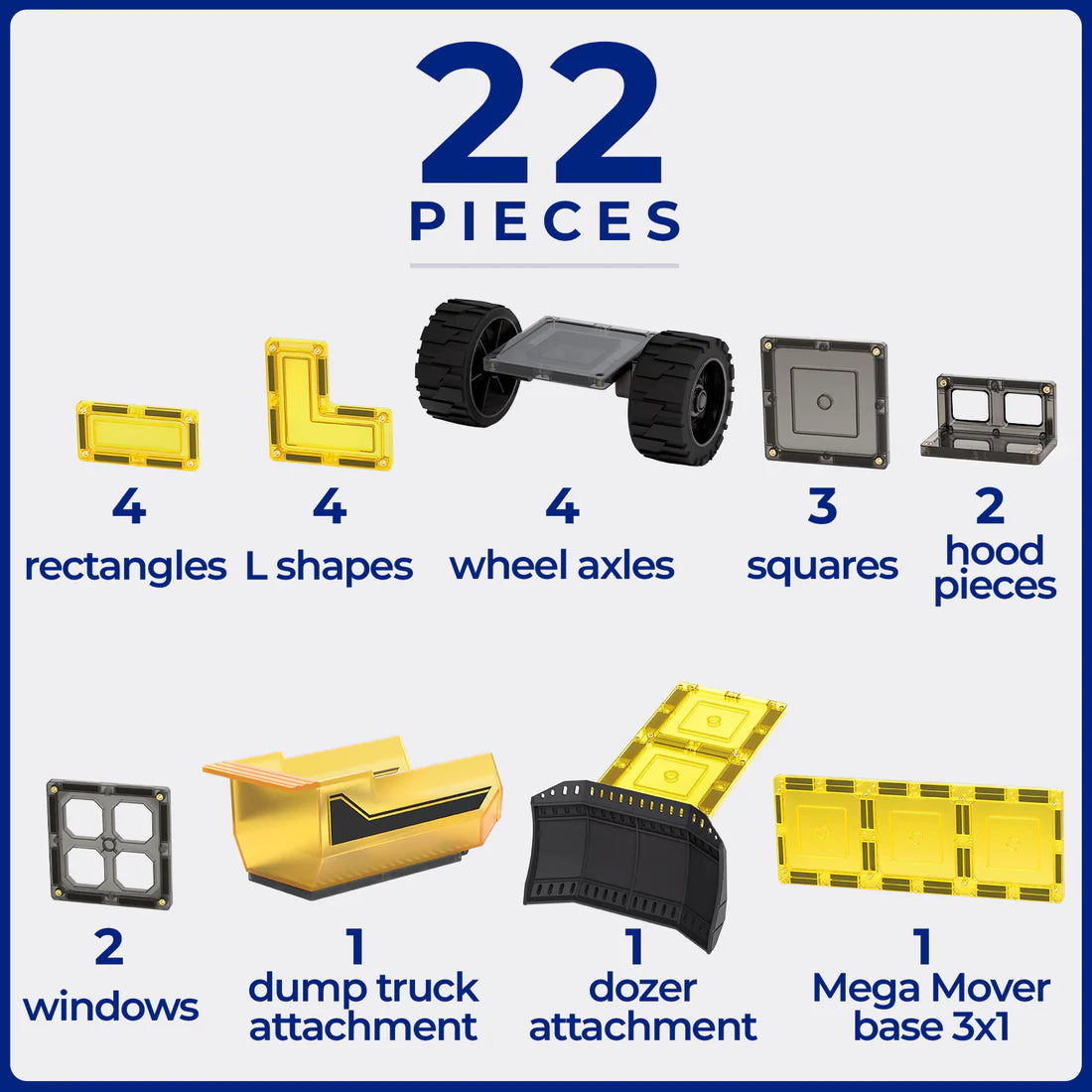 Tile Tek Mega Earth Movers 22pc