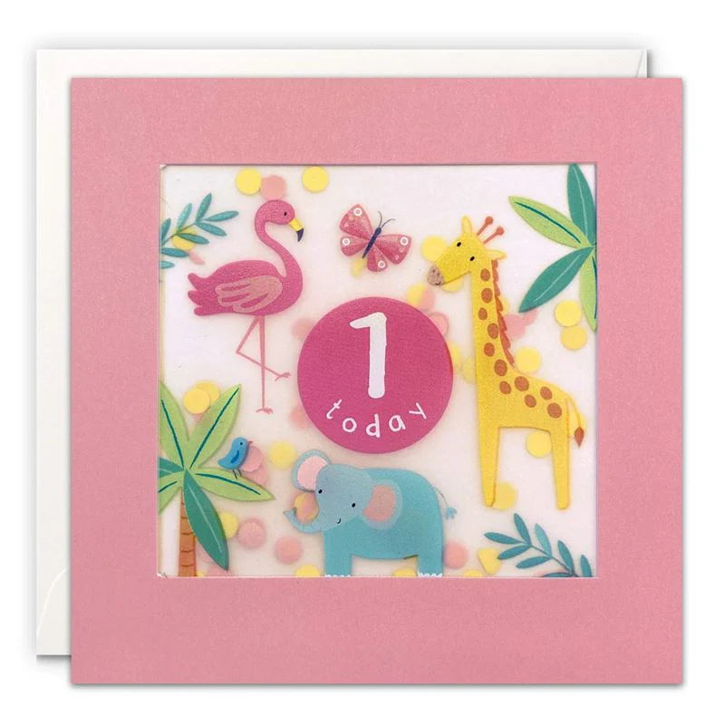 Age 1 Girl Pink Jungle Shakies