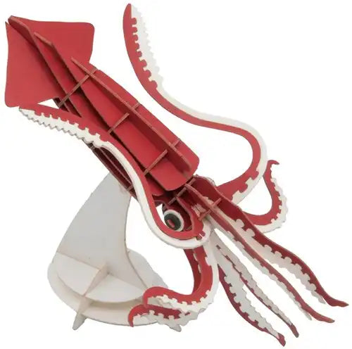 3D Paper Model Squid