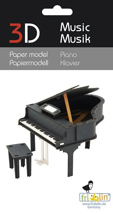 3D Paper Model Piano