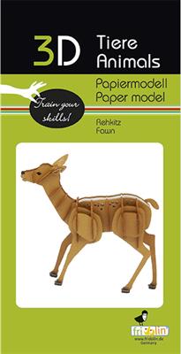 3D Paper Fawn