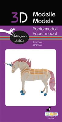 3D Paper Unicorn