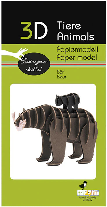 3D Paper Bear
