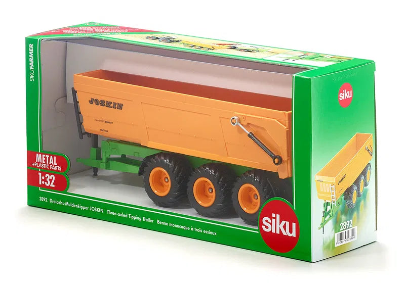 Siku Joskin 3 Axled Tipping Trailer 1:32 2892 (6069641117895)