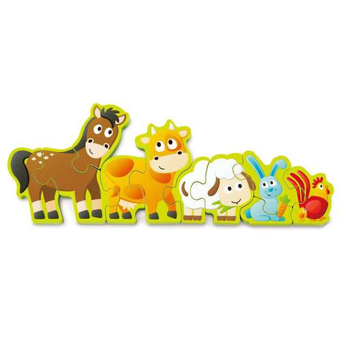 Hape Numbers & Farm Animals Puzzle (4607353094179)