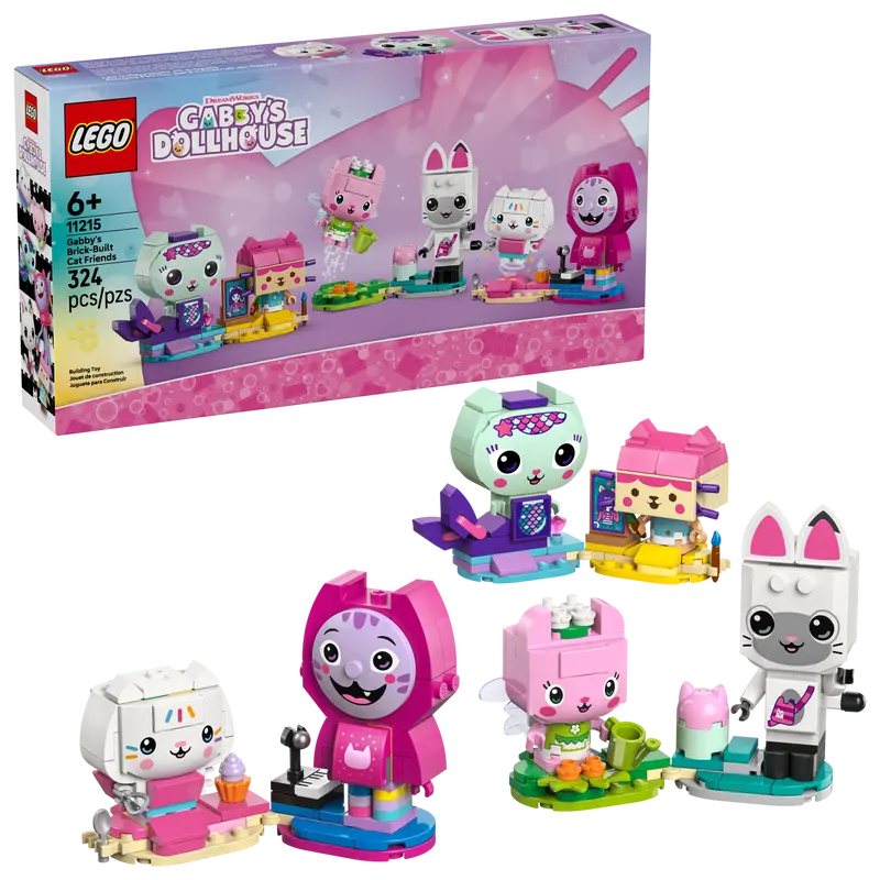 Lego Gabby Brick Built Cat Friends 11215