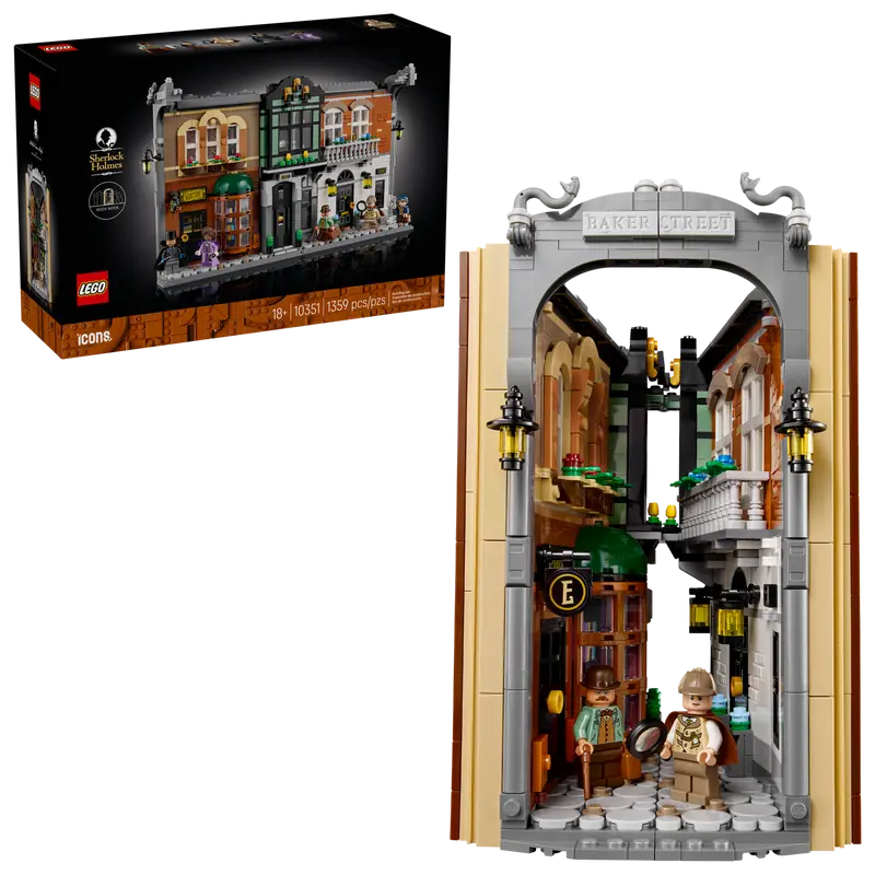 Lego Icon Sherlock Holmes Book Nook 10351