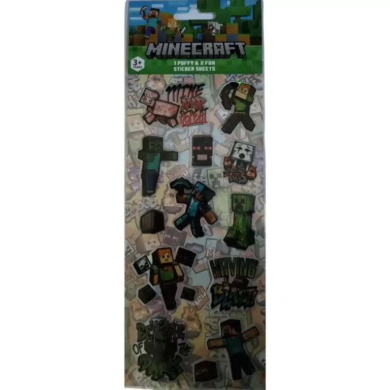 Minecraft Stickers Puffy (8216508006599)