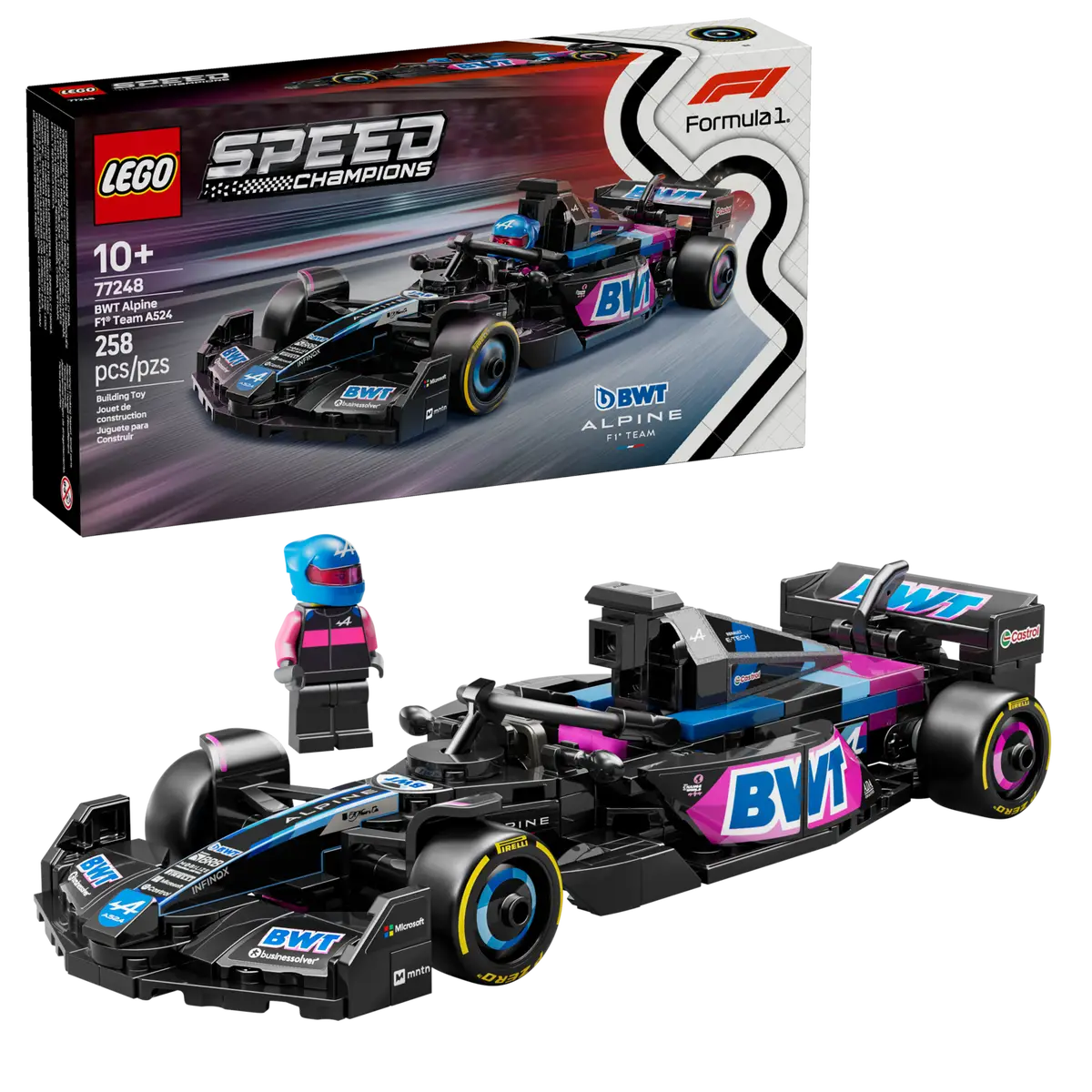 Lego SC BWT Alpine A524 F1 Race Car 77248 (8320074416327)