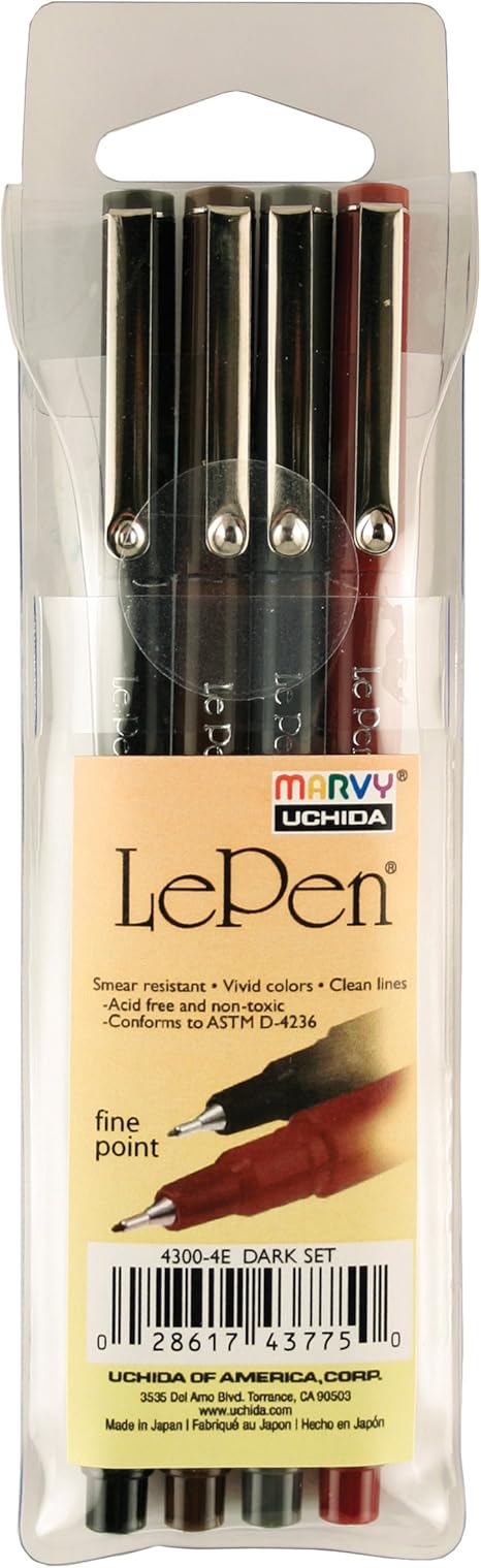 Marvy Le Pen Dark 4pc (8427632132295)