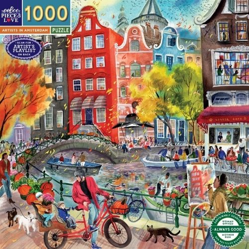 eeBoo Puzzle Artists in Amsterdam 1000pc