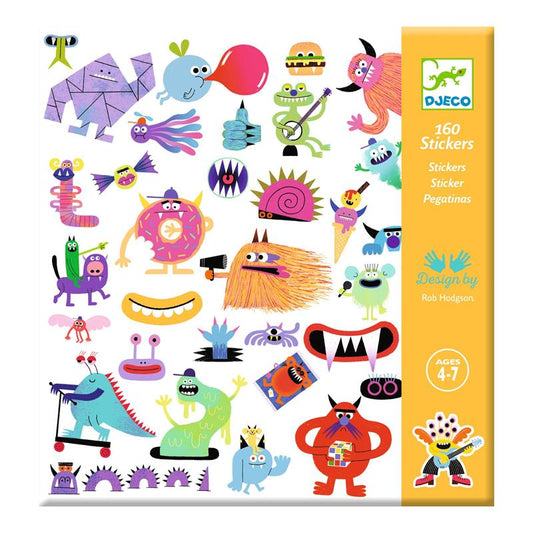 Djeco Stickers Monsters (8084975288519)