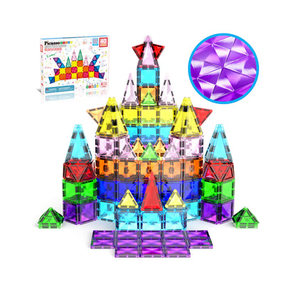 Mini Diamond Magnetic Tiles (Travel Set) 40pc