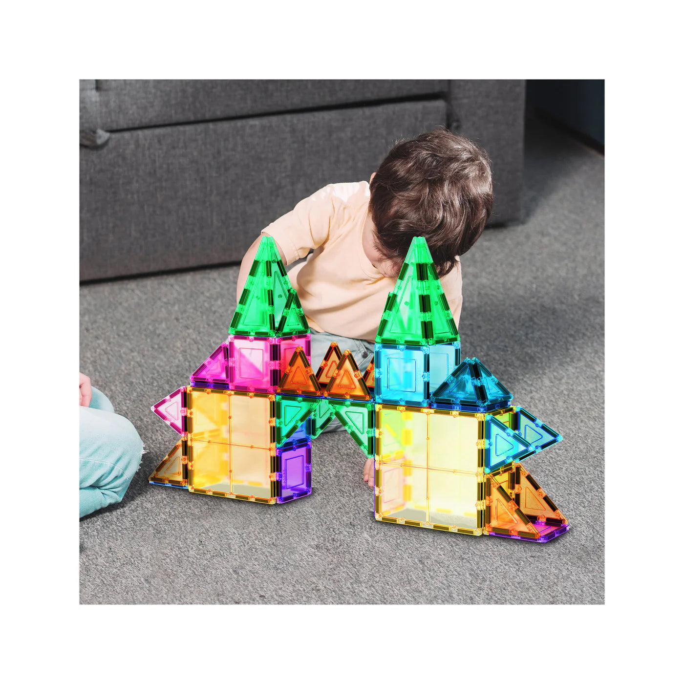 Mini Diamond Magnetic Tiles (Travel Set) 40pc