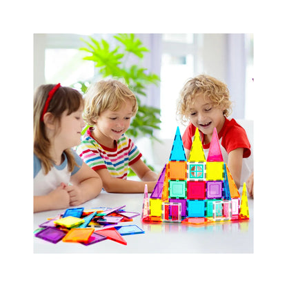 Magnetic Building Blocks - Rocket with Window and Door 36pc
