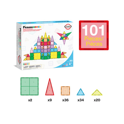 Magentic Building Tiles 101pc